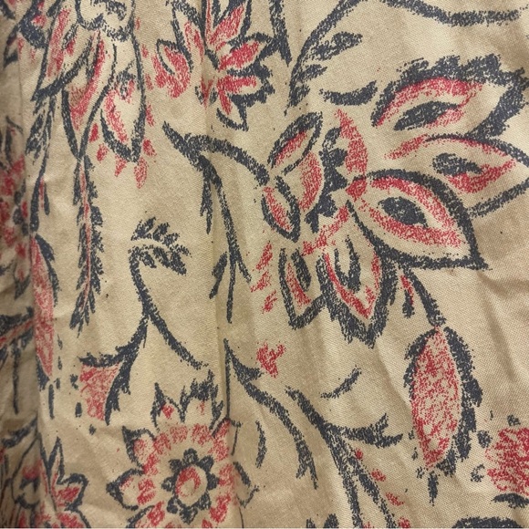 Billabong Womens M-L Oversized Beach Boho Fringe Cardigan Kimono Beige Pink Gray - Picture 5 of 9